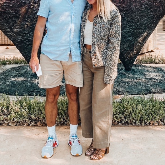 See Thru Soul Cheetah Jean Jacket, Size M - Picture 2 of 7